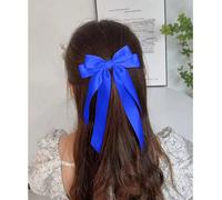 1 pièce Pince à cheveux mignonne avec nœud papillon bleu royal, accessoire de mode, convient pour les voyages, le port quotidien, le printemps, l'été, l'automne, l'hiver, idéal pour Pâques, le thé de 