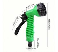 1 pièce Pistolet d'arrosage de voiture à 7 fonctions, pistolet d'arrosage polyvalent pour le jardin, l'irrigation de la ferme et le lavage de voiture Taille UniqueTPR