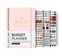 1 pièce Planificateur budgétaire - Livre de budget mensuel avec cahier de suivi des dépenses, organisateur de factures non daté et planificateur financier pour prendre le contrôle de votre argent, liv