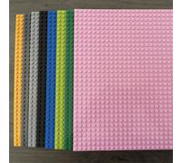 1 pièce Plaque de base de blocs de construction unisexe, compatible avec les principales marques de petits briques 16*32 et 32*32, construction graphique, en matériau ABS, jeu polyvalent, plusieurs co