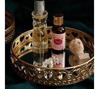 1 pièce Plateau à bijoux élégant, niveau d'apparence élevé, plateau de rangement pour cosmétiques, aromathérapie, bijoux, salle à manger, salon, plateau pour le thé de l'après-midi, plateau divers, pl