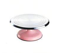 1 pièce/Plateau tournant à gâteau de 10 pouces, support rotatif silencieux en alliage d'aluminium, utilisé pour la cuisson, la décoration et la confection de desserts, outil très pratique Taille Uniqu
