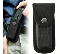 1 pièce Pochette de ceinture de lampe de poche à LED, sac de taille de chasse en plein air avec sac Oxford, étui de pince à outils multifonction pour équipement de camping L,SUnicolorePolyester