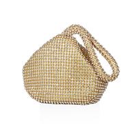 1 pièce pochette en strass, sac à main plein de diamants, sac de dîner élégant, sac à main étincelant, sac en cristal, sac de mariée, adapté aux dîners et aux mariages