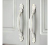 1 pièce Poignée/tiroir en alliage de zinc, style baroque européen vintage, bouton décoratif pour meubles, convient pour la chambre d'enfants, le placard, l'armoire, la porte de meuble, la coiffeuse, l