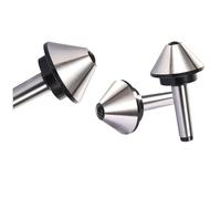 1 pièce Pointe conique Morse à tête champignon MT2 MT3 MT4 MT5 Pointe tournante parapluie Outil de tournage CNC de haute précision(75deg,MT3-D60)