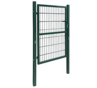 （1 pièce） Portail de clôture 2D (simple) vert 100 x 180 cm,31 kg - Portillon hfw136585