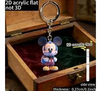 1 pièce Porte-clés acrylique nouveau mignon - Porte-clés mignon, Porte-clés pour femmes, Porte-clés, Pendentif de porte-clés, Accessoire de voiture, Retour à l'école, Meilleur cadeau d'anniversaire po
