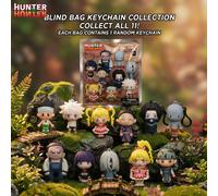 1 pièce Porte-clés aveugle officiel - Pendentif personnage en mousse 3D et porte-clés à fermeture éclair pour sac à dos. Accessoire de collection - Gon, Killua, Kurapika, Leorio, Franken, Garu, Tonpa 