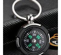1 pièce Porte-clés boussole de camping en plein air, petit compas personnel portable en forme de pneu, pendentif personnalisé, équipement de camping portable Taille Unique,1 boussole de gouvernail,Bou