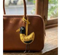 1 pièce Porte-clés de canard idiot, charm de mode pour sac à main, accessoire de sac, dragonne de téléphone portable mignonne, bandoulière, décoration DIY, cadeau pour Noël, anniversaire, usage quotid