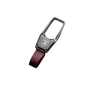 1 Pièce Porte-Clés De Voiture pour Lamborghini Aventador Reventon Porte-clés logo voiture Porte-badge Mousqueton Porte Clé Accessoires Voiture,RedStyle