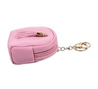 1 Pièce Porte-clés d'embrayage Mini Sac à Langer Gland de Sac à Main Porte-clés Porte-Monnaie Portefeuille Joli Petit Porte-Monnaie Petit Sac pour Le Changement Unité Centrale Rose
