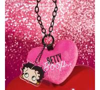 1 pièce Porte-clés en forme de cœur rose avec broderie délicate ; peut être accroché aux sacs ou aux clés ; fabriqué en matériau moelleux ; présente un design de cœur fuchsia, amour, baiser, cœur, idé