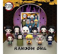 1 pièce Porte-clés mystère Démon Slayer sous licence officielle. Sac en vrac avec mini poupée 3D mignonne d'anime aléatoire. , Nezuko Kamado, Zenitsu Agatsuma, Inosuke Hashibira, Kyojuro Rengoku. Déco