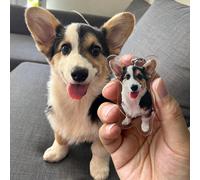 1 pièce Porte-clés personnalisé, matériau PC, convient pour toutes les saisons, cadeau pour Noël, Saint-Valentin, Nouvel An chinois, personnalisé avec idole/animal de compagnie/logo d'entreprise/photo