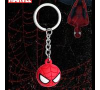 1 pièce porte-clés Spider-Man Ball sous licence officielle Marvel, porte-clés créatif et mignon en PVC, porte-clés de super-héros, ornement de sac à dos, décoration de sac à clés, petits cadeaux Taill