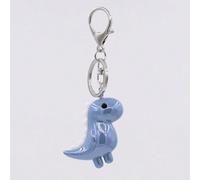1 pièce Porte-clés unisexe de dinosaure de bande dessinée, petit pendentif de dinosaure mignon en huile brillante, charm de mode pour sac, cadeau pour les couples et les amis AnimalAlliage de fer