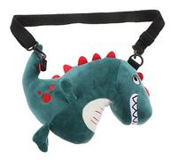 1 Pièce Porte-Monnaie Dessin animé Porte-Monnaie à Fermeture éclair Dinosaure Bourse Porte-Monnaie Animaux Sac à Main Porte-Monnaie zippé Caricature de Porte-Monnaie Peluche Vert
