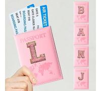 1 pièce Porte-passeport Rfid, Portefeuille Mince Pour Passeport, Surface , Portefeuille Multifonctionnel, Porte-passeport De Voyage, Porte-cartes Mignon, Pour Voyage, Pour Vol, Pour Retour À L'école,