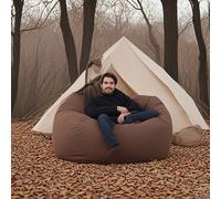 1 pièce Pouf extérieur, canapé-lit mou, garde sa forme pour s'adapter au corps, doux et confortable comme un nuage, tissu durable et facile à nettoyer, canapé décoratif pour le salon, la chambre, le b