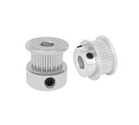 1 pièce Poulie de courroie synchrone en alliage d'aluminium à bossage de type-BF MXL à 28 Teeth Aluminum Alloy Timing Belt Pulley, Synchronous Belt Groove Width 7mm, Trou 10mm