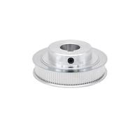 1 pièce Poulie de courroie synchrone en alliage d'aluminium à bossage de type-BF MXL à 64 dents, Largeur de la rainure de la courroie synchrone 7mm, Trou 12mm, Rainure de clavette 4x1,8mm