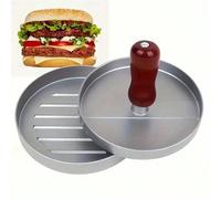 1 pièce Presse à hamburger antiadhésive - Moule à hamburger en métal, convient pour la préparation de hamburgers de bœuf, de fromage et de légumes, adapté à la cuisson au gril. (Cet article est fabriq