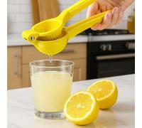 1 pièce Presse-agrumes multifonctionnel portable en aluminium - Presse-citron manuel efficace avec un design facile à presser, poignée antidérapante, presse-agrumes sans effort, sans électricité néces