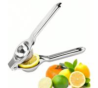 1 pièce Presse-citron manuel en acier inoxydable, Presse-agrumes/citron, Presse-fruits, Convient pour la lime, l'orange, Presse-agrumes manuel, Portable et facile à nettoyer, Cadeau idéal pour la cuis