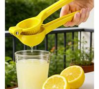 1 pièce Presse-citron multifonction en acier inoxydable - Conception manuelle efficace, portable, facile à presser, poignée antidérapante, sans électricité nécessaire, rangement gain de place, outil e