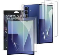 1 Pièce Protecteur D'écran Intérieur Pour Samsung Galaxy Z Fold 7 + 2 Pièce Protecteur D'écran Externe+2 Pièce Caméra Protecteur,Anti Rayures Haute Définition Sans Bulles Verre Trempé