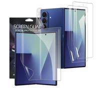 1 Pièce Protecteur D'écran intérieur Pour Samsung Galaxy Z Fold 7 + 2 Pièce Protecteur D'écran Externe+2 Pièce Caméra Protecteur,Anti Rayures Haute Définition Sans Bulles Verre trempé