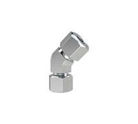 1 pièce. Raccord à 45° - Cône d'étanchéité rotatif à 360° - M16 x 1,5 i - Diamètre extérieur du tube : 10 mm - PN max. 315 bars, acier