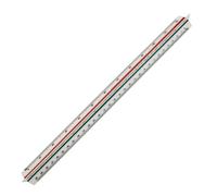 1 Pièce Règle D'architecte Triangulaire,Métrique 1:100,1:200,1:250,1:300,1:400,1:500,Pour Architectes,Étudiants,Dessinateurs Et Ingénieurs