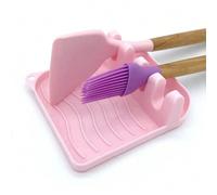 1 Pièce Repose-cuillère Antidérapant Résistant À La Chaleur Avec Tampon De Goutte Pour Plusieurs Ustensiles - Parfait Pour La Cuisine Et Le Grill - Inclut Une Spatule, Une Louche, Des Pinces Et Plus E