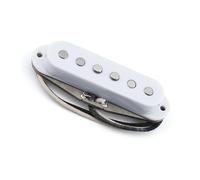 1 Pièce Rétro Alnico 5 Micro À Bobine Unique Entrelacé 52mm Accessoires De Guitare Électrique Micro Électrique Simple Bobinage Alnico 5(Cream Neck)