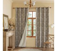 1 pièce Rideau occultant de style européen de luxe à impression numérique et jacquard 52"W x 95"L(132 x 241cm),39"L*20L"/100*50cm,39"L*51L"/100*130cm,39"L*79L"/100*200cm,39"L*98L"/100*250cm,52"L*84L"/