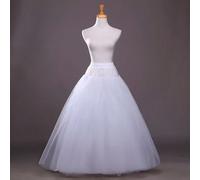 1 pièce Robe de mariée blanche, jupe bouffante en tulle double couche avec taille élastique et jupon à nouer, jupon en tulle rigide, jupe bouffante en barbe à papa, doublure, jupon sans baleines pour 