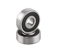 1 pièce Roulement à billes à gorge profonde 6012-2RS avec joint en caoutchouc, diamètre intérieur 60mm, diamètre extérieur 95mm, largeur 18mm, 60x95x18mm