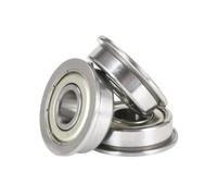 1 pièce Roulement à billes à gorge profonde à bride F6305-ZZ à étanchéité métallique, diamètre intérieur 25mm, diamètre extérieur 62mm, largeur 17mm, 25x62x17mm