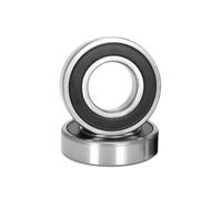 1 pièce Roulement à billes à gorge profonde S6012-2RS en acier inoxydable avec joint en caoutchouc, diamètre intérieur 60mm, diamètre extérieur 95mm, largeur 18mm, 60x95x18mm