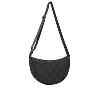 1 Pièce Sac À Bandoulière À Motif Diamant, Sac À Bandoulière Imperméable, Sac À Bandoulière De Grande Capacité, Sac À Bandoulière Léger Pour Femme (Noir)