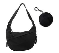 1 Pièce Sac À Bandoulière Demi-Lune, 1 Pièce Porte-Monnaie Rond En Peluche, Sac À Bandoulière Pour Femme, Sac À Bandoulière Grande Capacité, Sac De Banlieue Décontracté, Sac À Bandoulière Mode