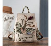 1 pièce Sac à dos de style bohème fait main avec forme de raisin découpée au hasard, mode originale avec compartiments multiples, grande capacité, portable, léger, convient aux adolescentes, femmes, é