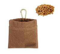 1 pièce Sac à goûter pour chien, sac à nourriture pour le dressage et l'éducation des chiots avec boucle d'alpinisme, sac de dressage pour chien, sac à goûter pour chien à fermeture automatique