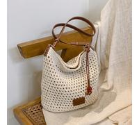 1 pièce Sac bandoulière pour femme avec longue bandoulière, léger et pratique, design minimaliste, en tissu beige, doublure en polyester, parfait pour un usage quotidien et les voyages MulticolorePoly