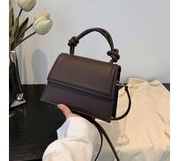1 pièce Sac carré polyvalent de navetteur de conception de minorité française en PU de couleur unie pour femmes, nouveau sac bandoulière pour femmes 2023 Taille UniqueUnicolorePolyuréthane