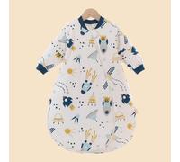 1 pièce Sac de couchage fin de 2,5 tog en forme de vaisseau spatial de dessin animé pour bébé, avec manches amovibles, convient pour le printemps et l'automne, idéal pour la Saint-Valentin 70,80,90,10