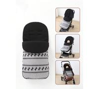 1 pièce Sac de couchage pour poussette bébé, doublé de polaire, coupe-vent, imperméable, épais, chancelière pour poussette bébé, équipement essentiel pour bébé, unisexe pour nouveau-né, accessoires de